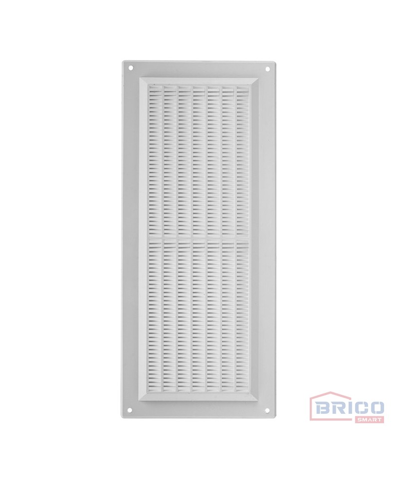 Grille d'aération rectangulaire en métal blanc,(500*100mm)