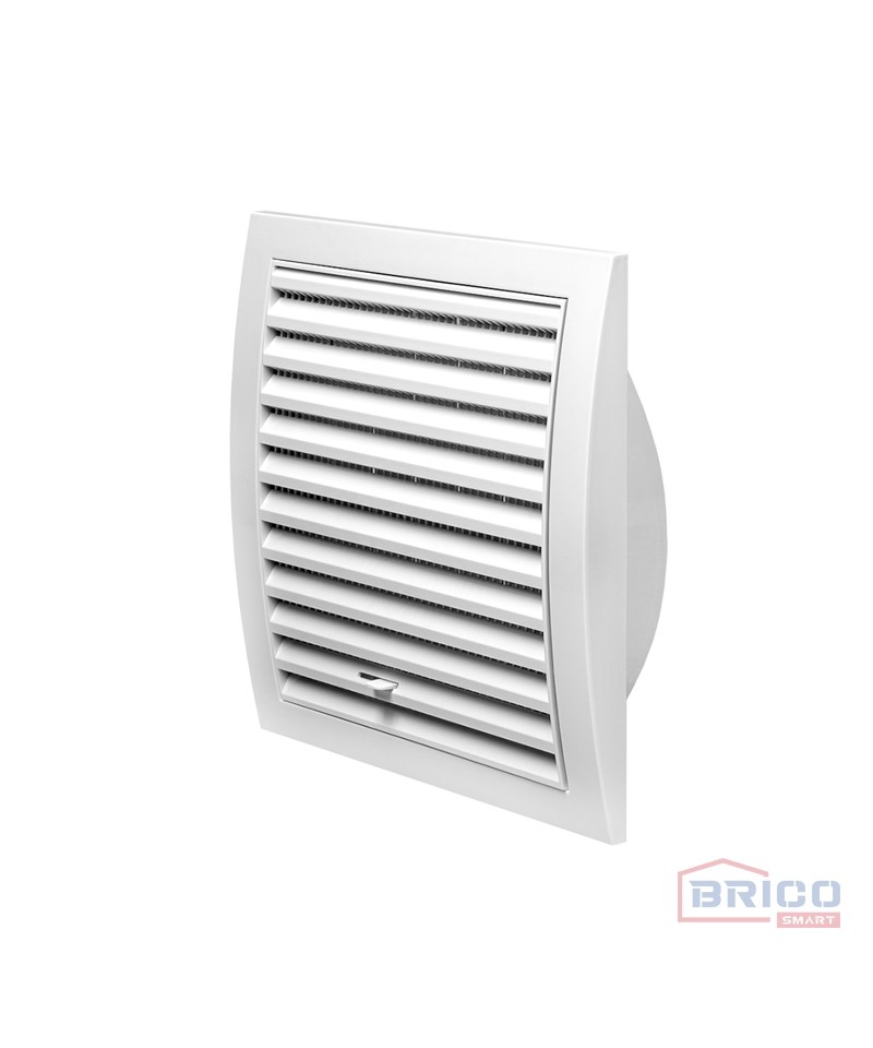 Grille d'aération Carré Blanche 150x150mm - La quincaillerie