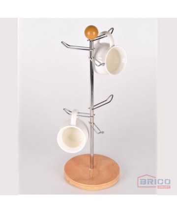 Porte verres en bois