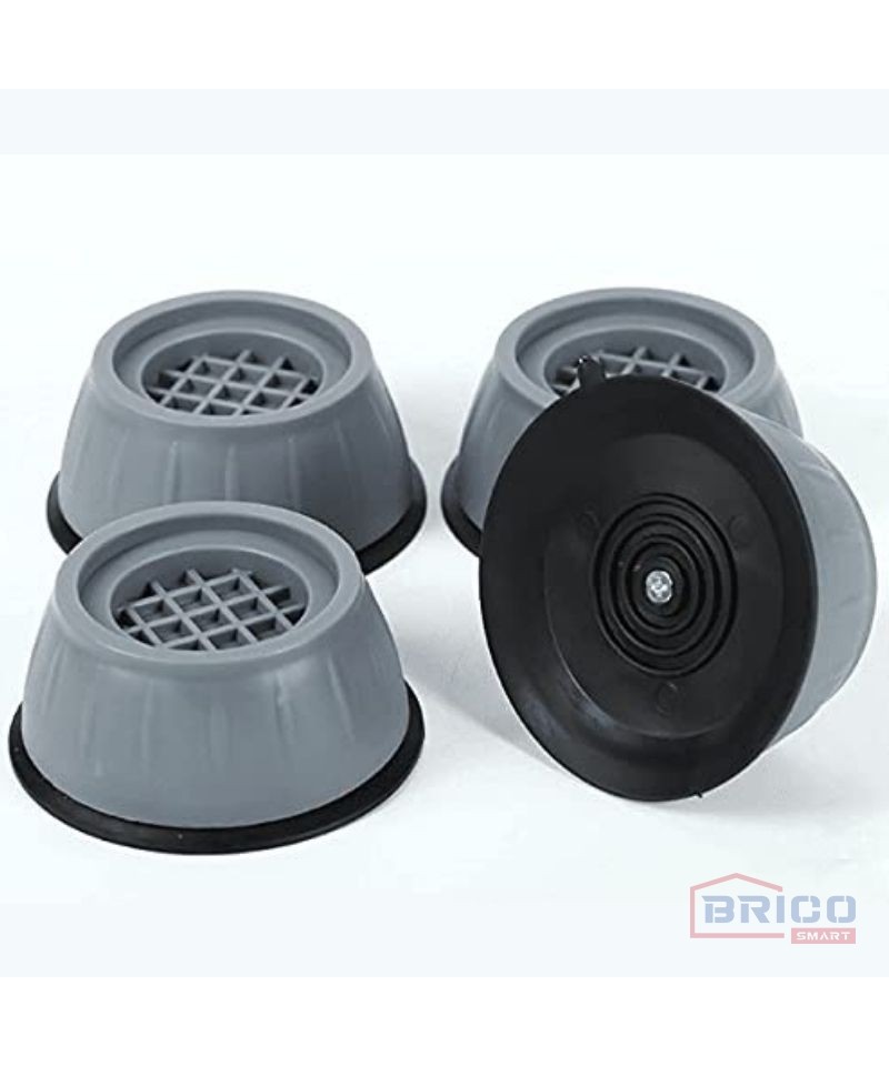 4 patins anti-vibrations pour machine à laver