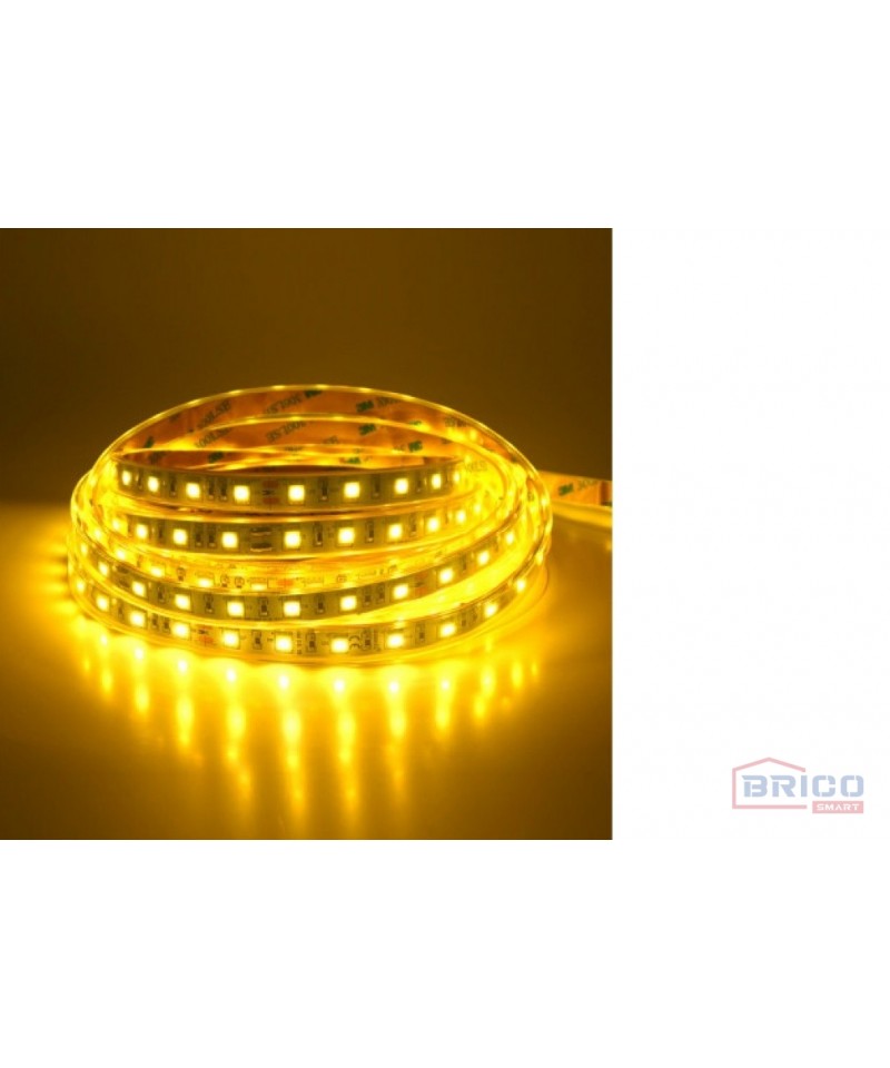 Ruban LED 8 mm SMD 5050,(1 mètre) Couleur de la lumière Jaune