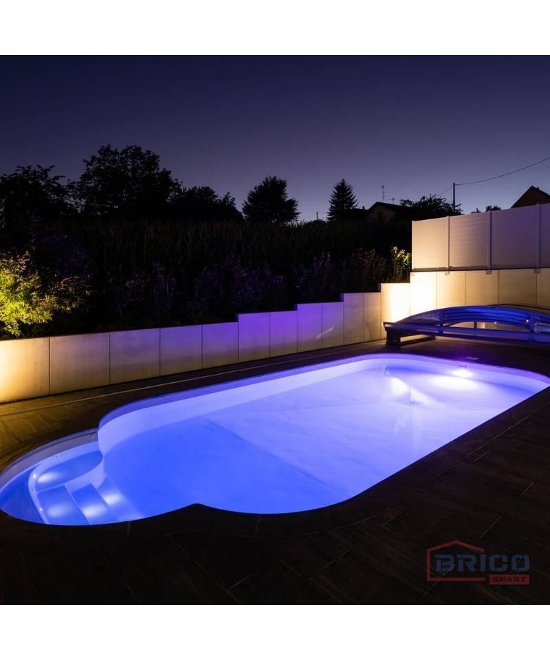 Projecteur Led piscine blanc, RGB, 6W
