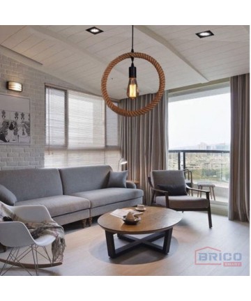 Suspension luminaire  corde...