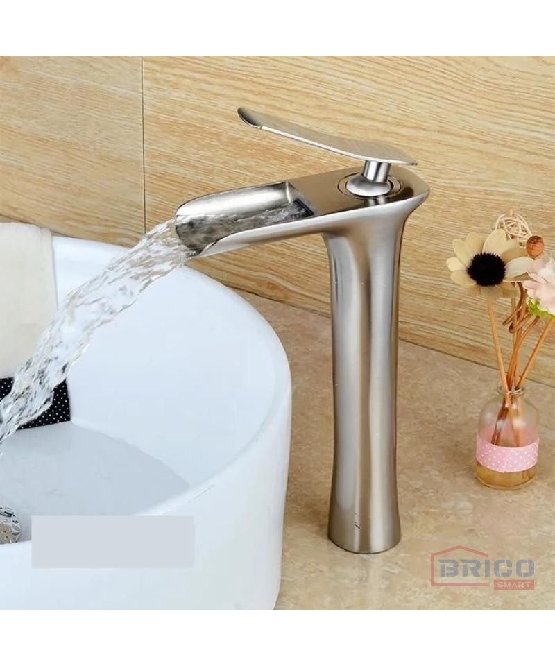 Robinet mitigeur pour lavabo de salle de bain - Mitigeur cascade