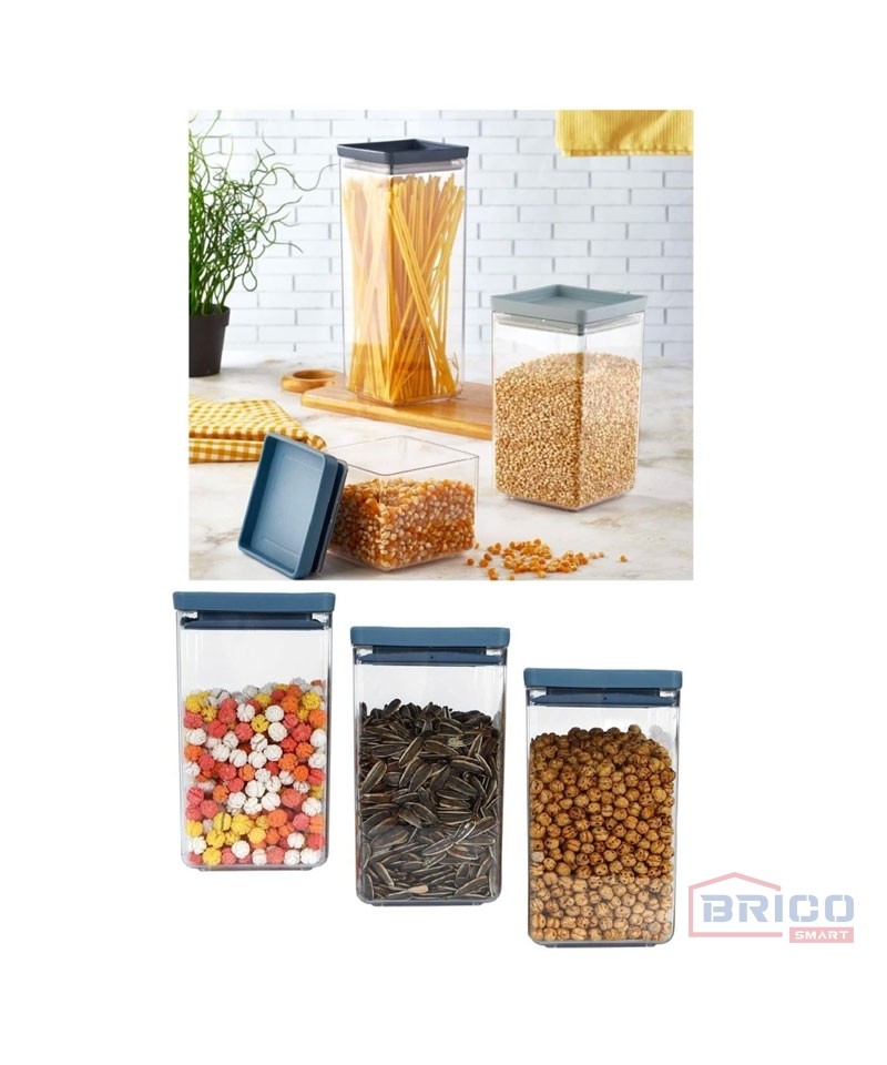 Set de 3 boites de rangement alimentaire