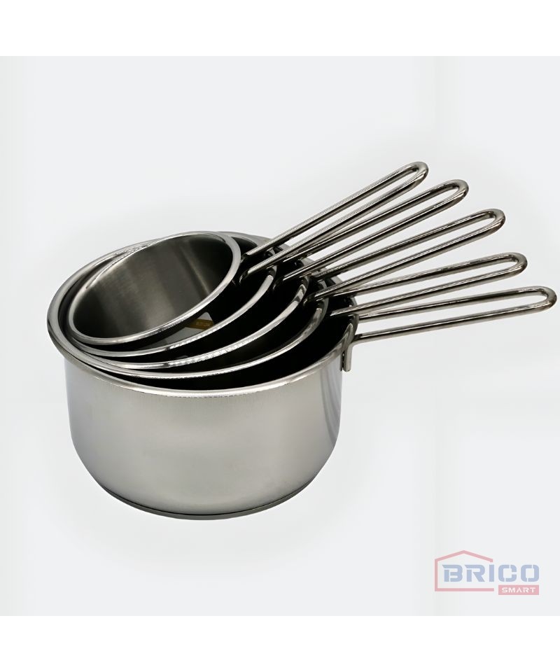 Set de 5 Casserole en Inox