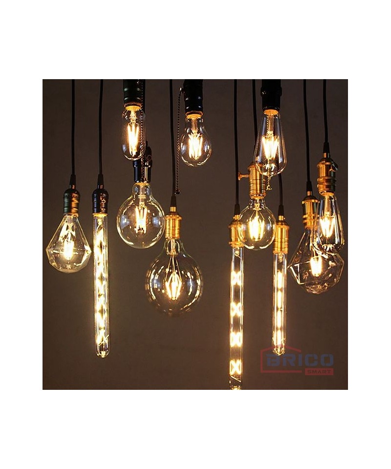 Hpera Ampoule Filament Ampoule Vintage Led Ampoule Flamme Baionnette Ampoule  Petit Culot À Vis Ampoule Led Filament Vintage Ampoule Vintage Ampoules  Petite Vis Dans Petite Vis Ampoule 4w,3pack : : Luminaires et