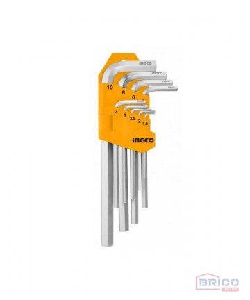 Set de 9 clés Hex (1.5-10mm)