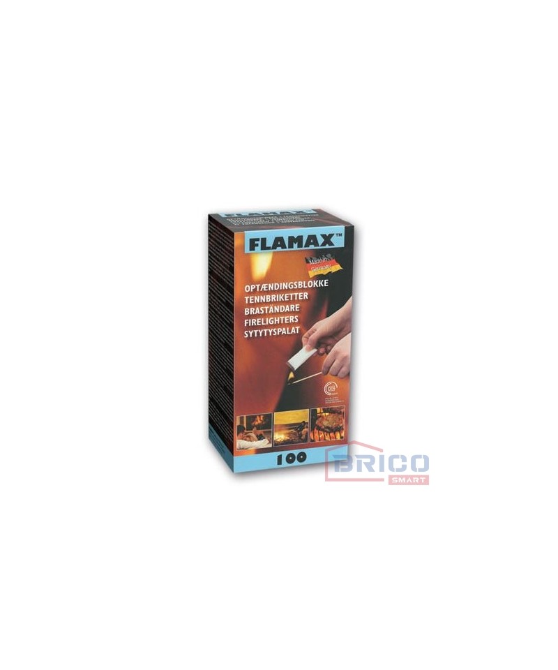 Flamax allume feu gel en sachet (100 unités)