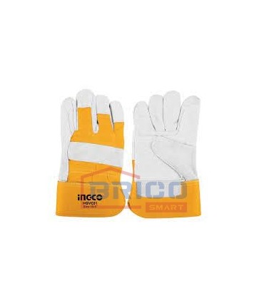 Gants en cuir de veau retourné